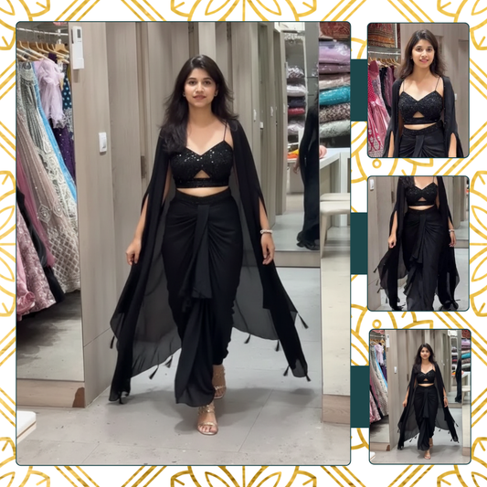 READY-TO-WEAR SHRUG SET